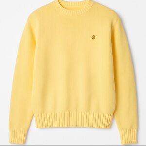 Ralph Lauren Yellow Crest Sweater – Size M – 100% Cotton